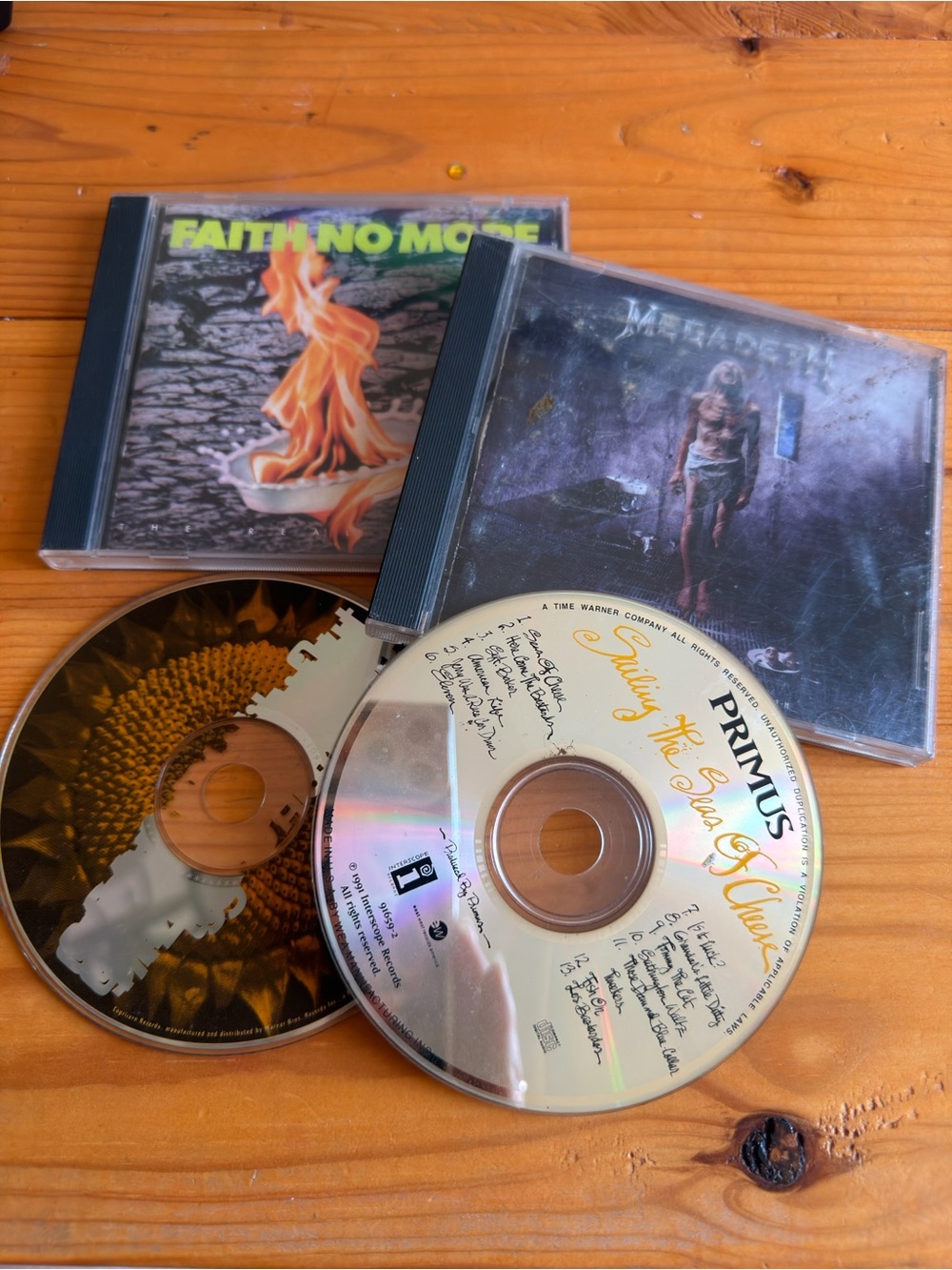 Vintage 80s 90s metal music CDs lot of 4